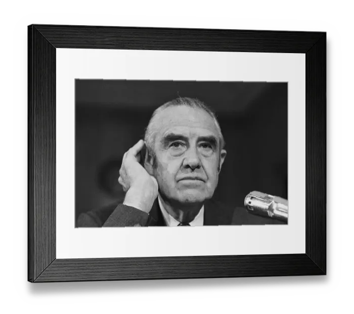 Framed Print : W. Averell Harriman Testifying in Senate Framed Print : W. Averell Harriman Testifying in Senate