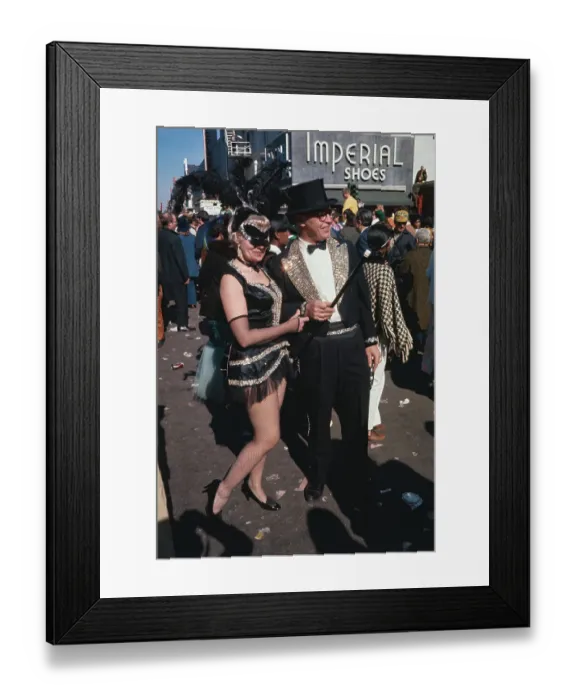 Framed Print : Miscellaneous Costumed People at Mardi Gras Framed Print : Miscellaneous Costumed People at Mardi Gras