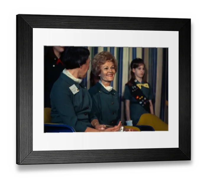 Framed Print : Pat Nixon Attending Girl Scouts Ceremony Framed Print : Pat Nixon Attending Girl Scouts Ceremony