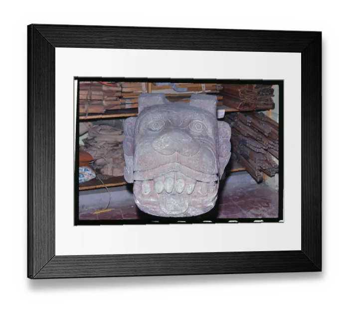 Framed Print : Aztec Artifact Found During Excavation Framed Print : Aztec Artifact Found During Excavation