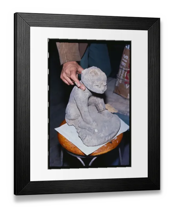 Framed Print : Aztec Artifact Found During Excavation Framed Print : Aztec Artifact Found During Excavation