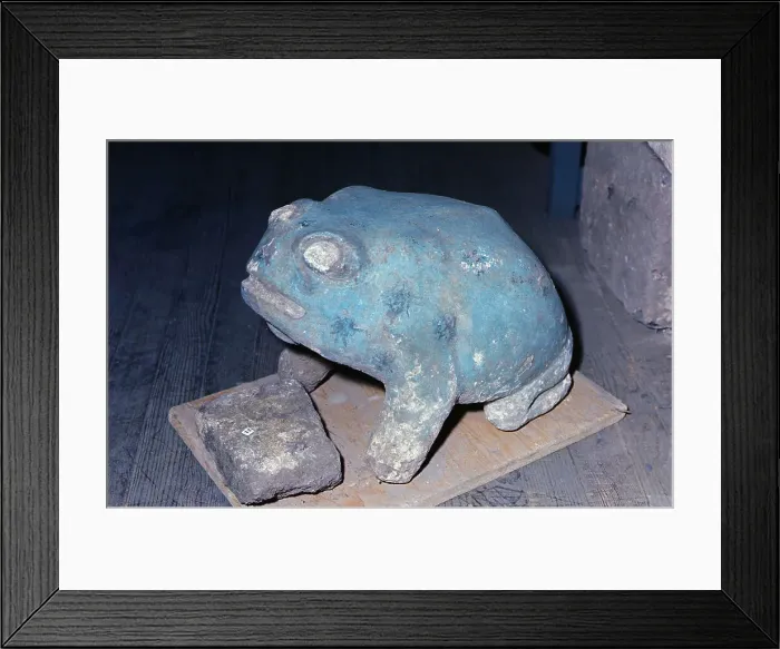 Framed Print : Aztec Artifact Found During Excavation Framed Print : Aztec Artifact Found During Excavation