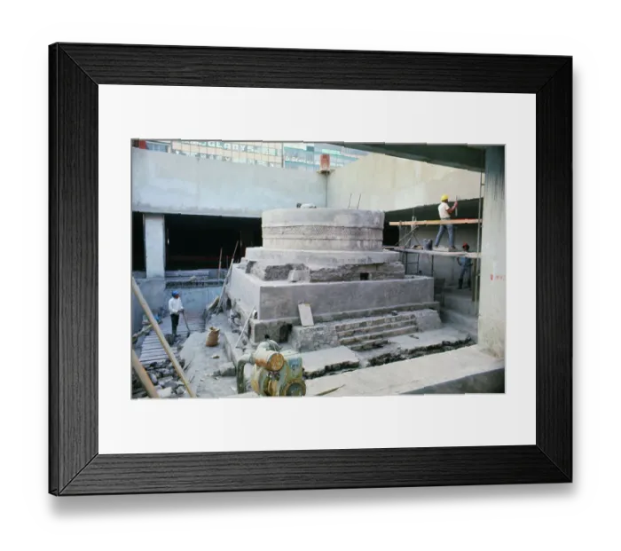 Framed Print : Pino Suarez Pyramid Framed Print : Pino Suarez Pyramid