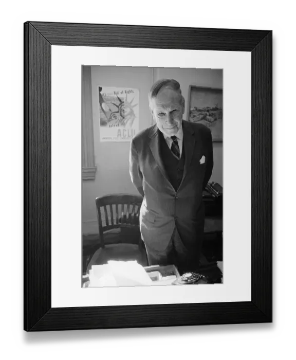 Framed Print : Portrait of Roger Baldwin Framed Print : Portrait of Roger Baldwin