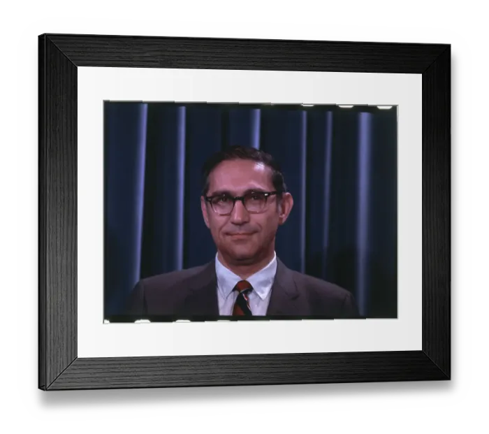 Framed Print : Portrait of Robert Cahn Framed Print : Portrait of Robert Cahn