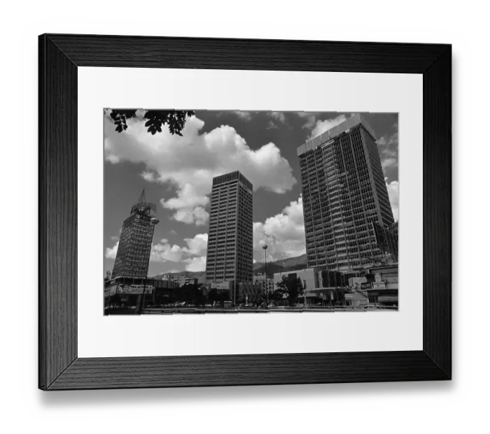 Framed Print : Buildings in the Modern Section of Caracas Framed Print : Buildings in the Modern Section of Caracas