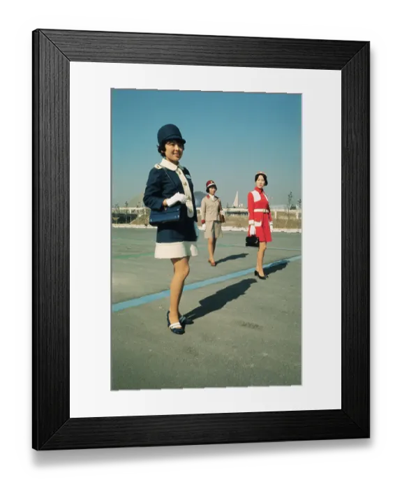 Framed Print : Girl Guides Working at EXPO 70 Framed Print : Girl Guides Working at EXPO 70