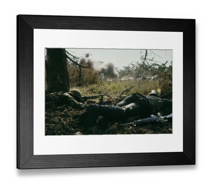 Framed Print : Cambodian border, Vietnam War Framed Print : Cambodian border, Vietnam War
