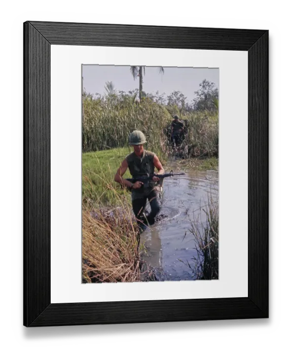 Framed Print : Tan An, Vietnam War Framed Print : Tan An, Vietnam War