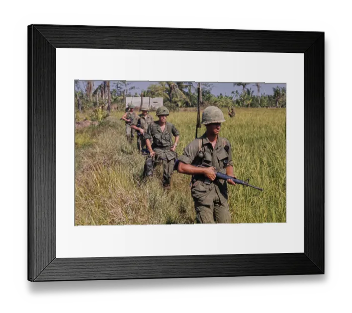 Framed Print : Tan An, Vietnam War Framed Print : Tan An, Vietnam War