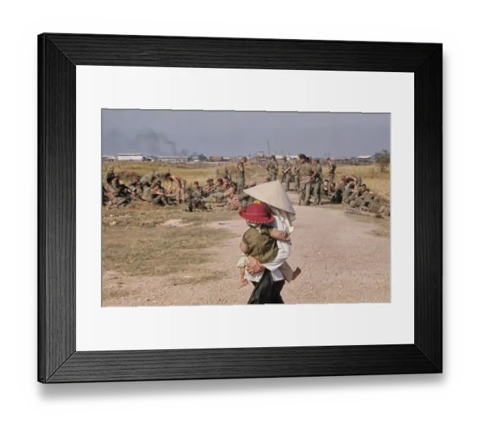 Framed Print : Tan An, Vietnam War Framed Print : Tan An, Vietnam War