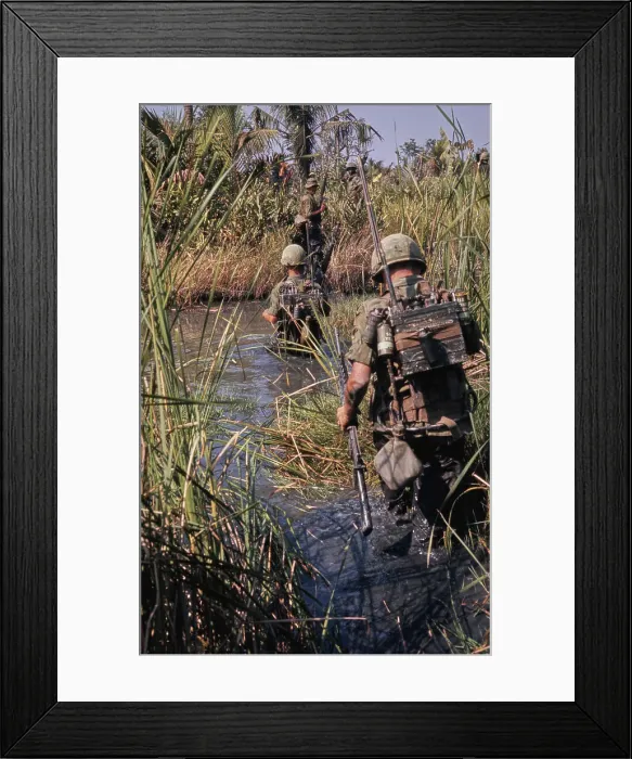 Framed Print : Tan An, Vietnam War Framed Print : Tan An, Vietnam War