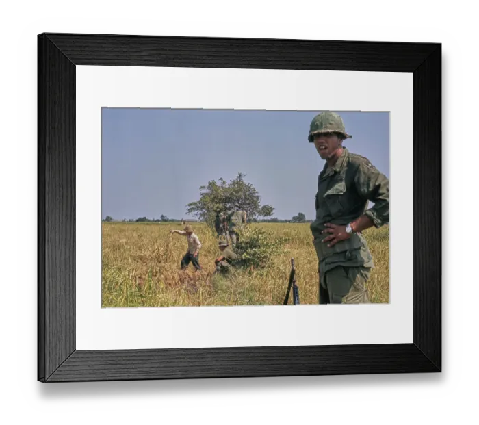 Framed Print : Tan An, Vietnam War Framed Print : Tan An, Vietnam War