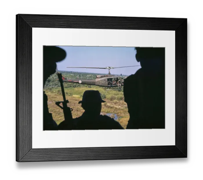 Framed Print : Tan An, Vietnam War Framed Print : Tan An, Vietnam War