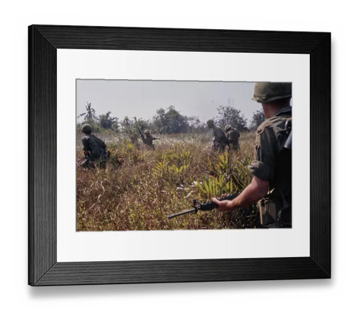 Framed Print : Tan An, Vietnam War Framed Print : Tan An, Vietnam War