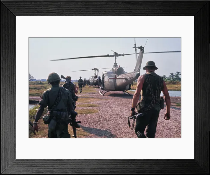 Framed Print : Tan An, Vietnam War Framed Print : Tan An, Vietnam War