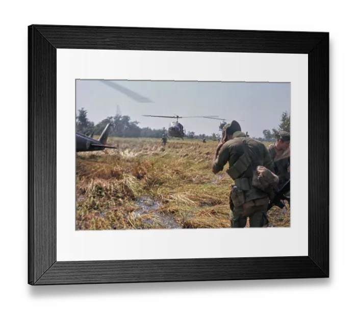 Framed Print : Tan An, Vietnam War Framed Print : Tan An, Vietnam War