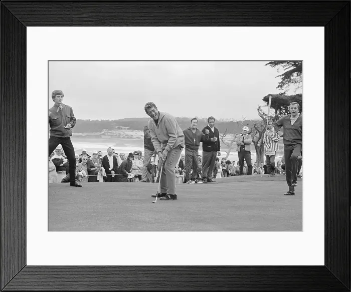 Framed Print : Dean Martin Putting Framed Print : Dean Martin Putting