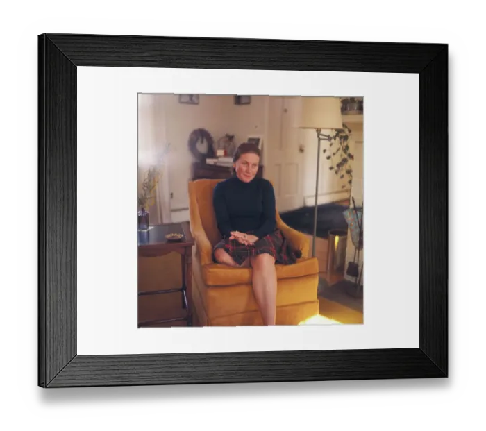 Framed Print : Sveltana Stalin Alliluyeva Sitting in Chair Framed Print : Sveltana Stalin Alliluyeva Sitting in Chair