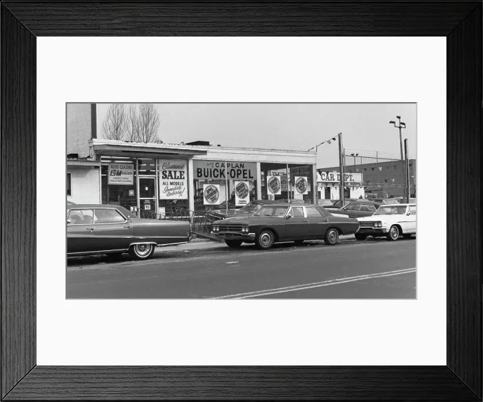 Framed Print : Caplan Buick-Opel, Brooklyn Framed Print : Caplan Buick-Opel, Brooklyn