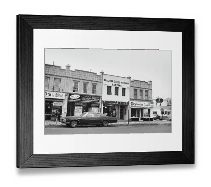 Framed Print : Cantalupo Realty, Brooklyn Framed Print : Cantalupo Realty, Brooklyn