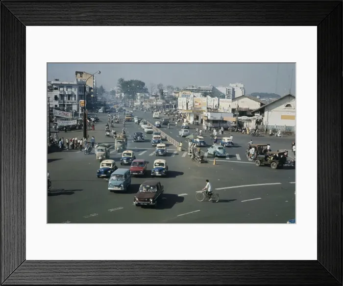 Framed Print : Saigon, Vietnam War Framed Print : Saigon, Vietnam War