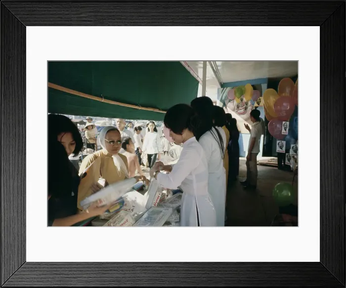 Framed Print : Saigon, Vietnam War Framed Print : Saigon, Vietnam War