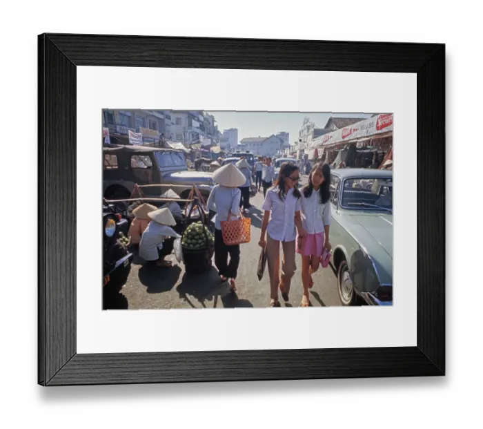 Framed Print : Saigon, Vietnam War Framed Print : Saigon, Vietnam War