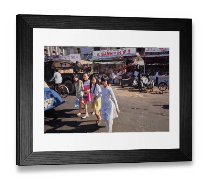 Framed Print : Saigon, Vietnam War Framed Print : Saigon, Vietnam War