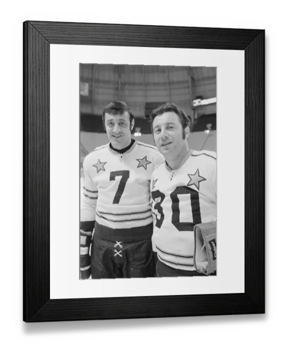Framed Print : Portrait of Phil and Tony Esposito Framed Print : Portrait of Phil and Tony Esposito