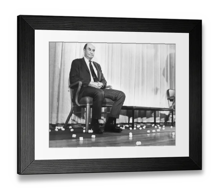 Framed Print : Senator Thurmond Sits Dejected Framed Print : Senator Thurmond Sits Dejected