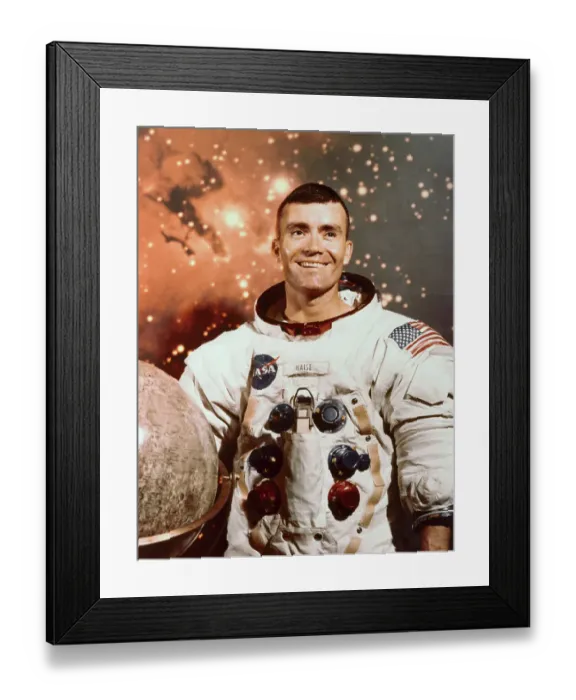 Framed Print : Fred W. Haise Jr Framed Print : Fred W. Haise Jr