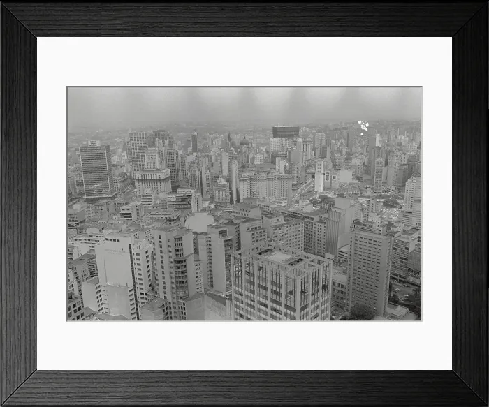 Framed Print : View of Sao Paulo Skyline Framed Print : View of Sao Paulo Skyline