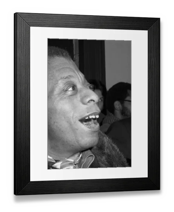 Framed Print : James Baldwin, A Portrait