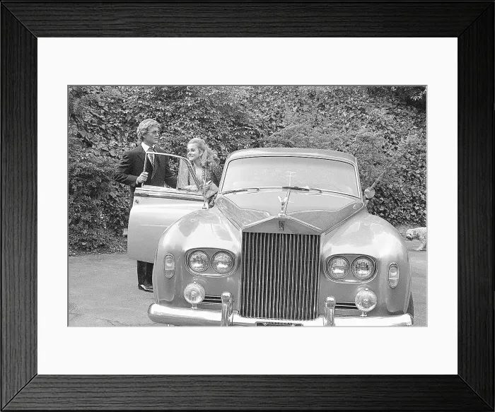 Framed Print : Ann-Margret and Husband with Their Rolls-Royce Framed Print : Ann-Margret and Husband with Their Rolls-Royce