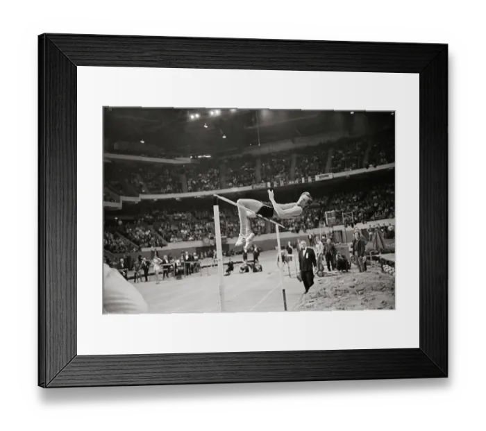 Framed Print : Olympian Dick Fosbury Jumping Cross Bar Framed Print : Olympian Dick Fosbury Jumping Cross Bar