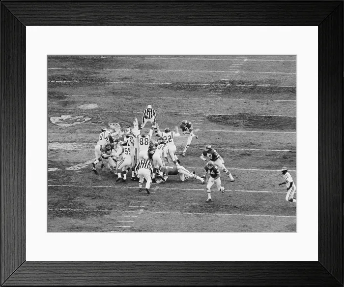 Framed Print : Jan Stenerud Kicking Field Goal Framed Print : Jan Stenerud Kicking Field Goal