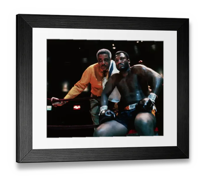 Framed Print : Joe Frazier and Yank Durham Framed Print : Joe Frazier and Yank Durham