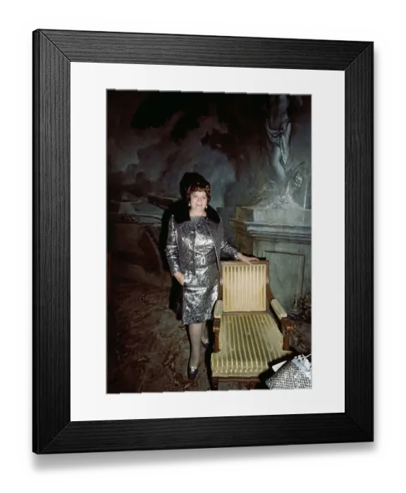 Framed Print : Barbra Streisand's Mother, Mrs. Diana Kind