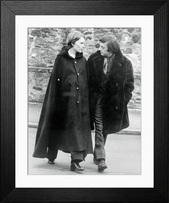Framed Print : Actress Mia Farrow and Actor Andre Previn Framed Print : Actress Mia Farrow and Actor Andre Previn