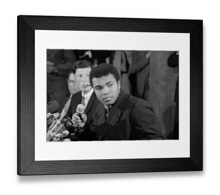Framed Print : Portrait of Muhammad Ali Framed Print : Portrait of Muhammad Ali
