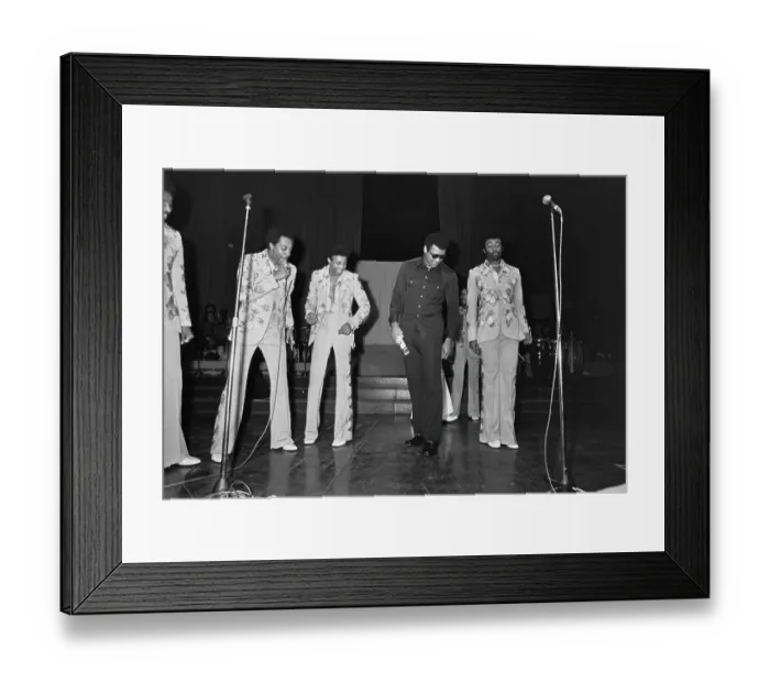 Framed Print : The Temptations With Muhammad Ali Framed Print : The Temptations With Muhammad Ali
