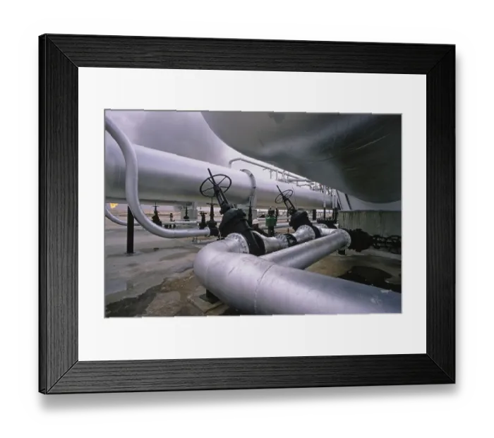 Framed Print : Oil Pipelines, Saudi Arabia Framed Print : Oil Pipelines, Saudi Arabia