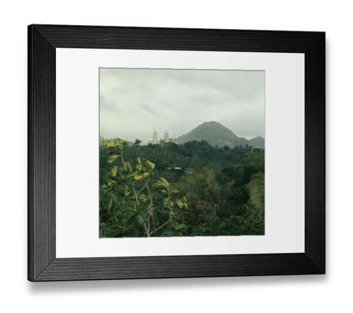 Framed Print : Sacre Coeur In The Hills Of Martinique Framed Print : Sacre Coeur In The Hills Of Martinique