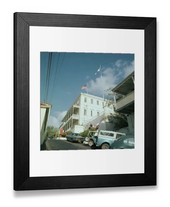 Framed Print : Charlotte Amalie, Virgin Islands Framed Print : Charlotte Amalie, Virgin Islands