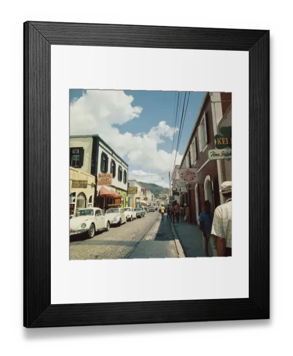 Framed Print : Charlotte Amalie, Virgin Islands Framed Print : Charlotte Amalie, Virgin Islands
