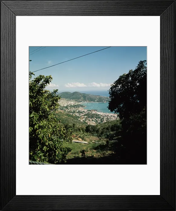 Framed Print : Charlotte Amalie, Virgin Islands