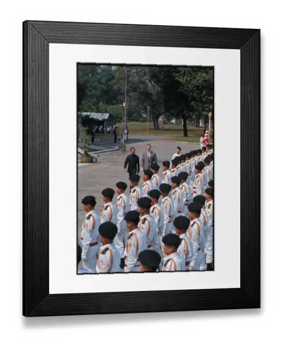 Framed Print : Spiro T. Agnew Visiting Vietnam Framed Print : Spiro T. Agnew Visiting Vietnam