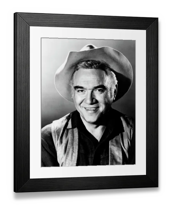 Framed Print : Lorne Greene, Star Of Bonanza Framed Print : Lorne Greene, Star Of Bonanza