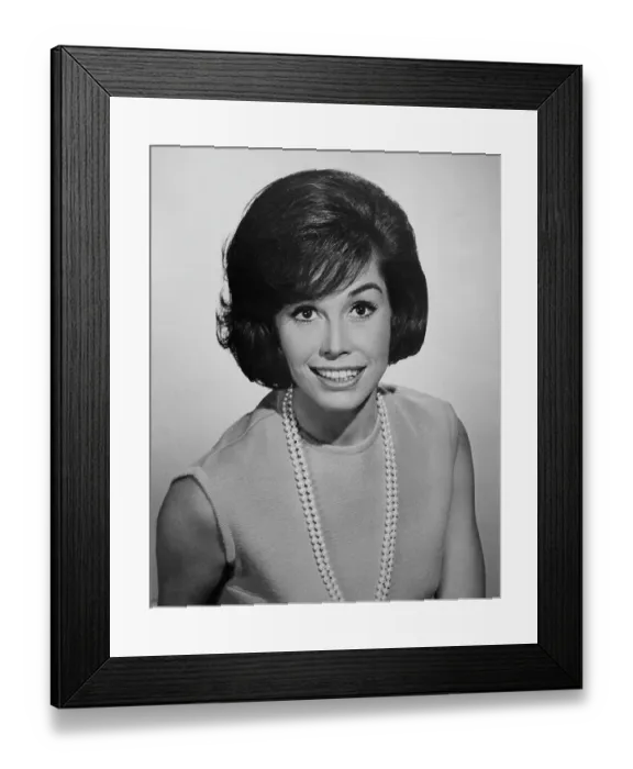 Framed Print : Portrait of Mary Tyler Moore Framed Print : Portrait of Mary Tyler Moore